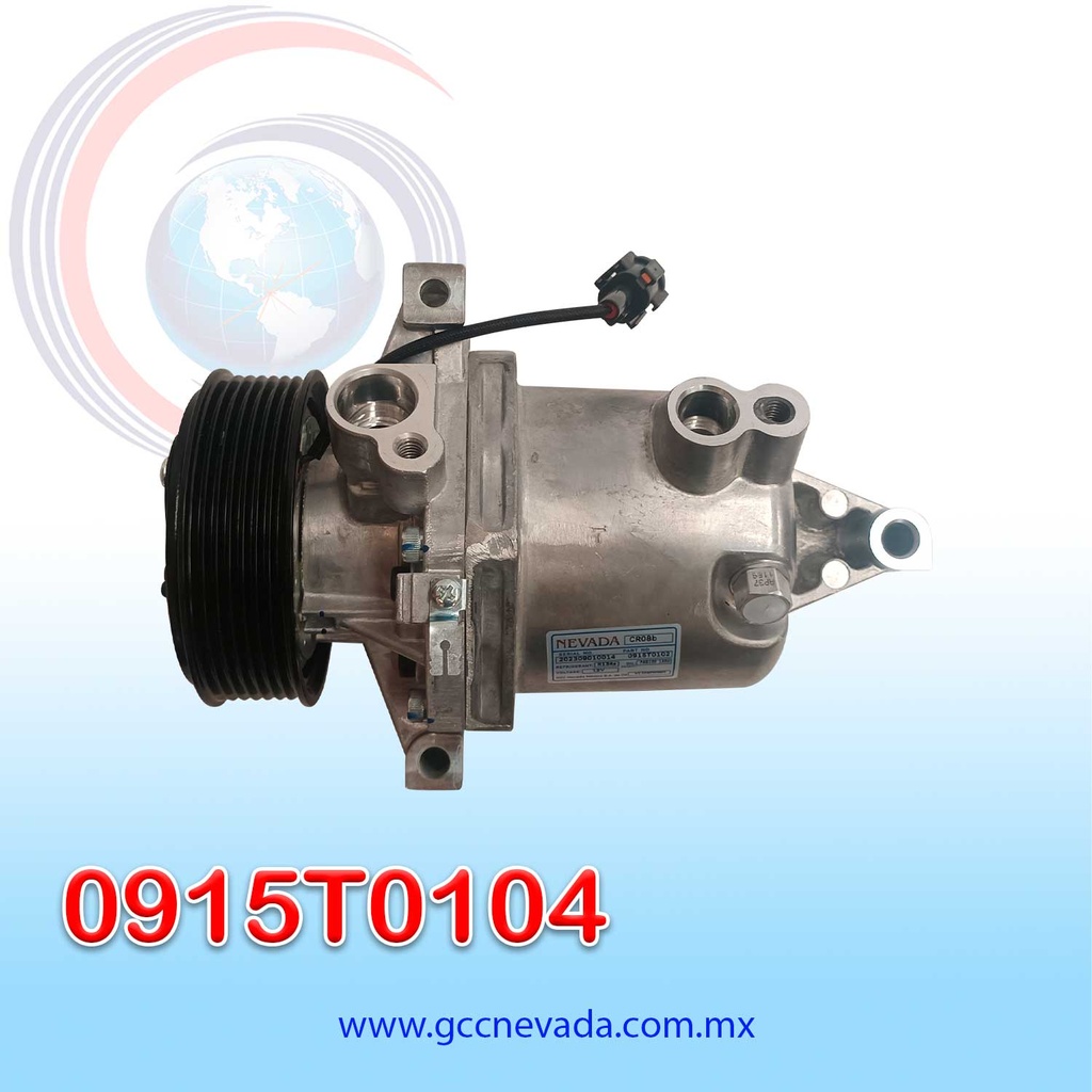 COMPRESOR NISSAN VERSA AÑO 12/19 SCROLL 7PK 12V NEVADA ASIA GCC NEVADA